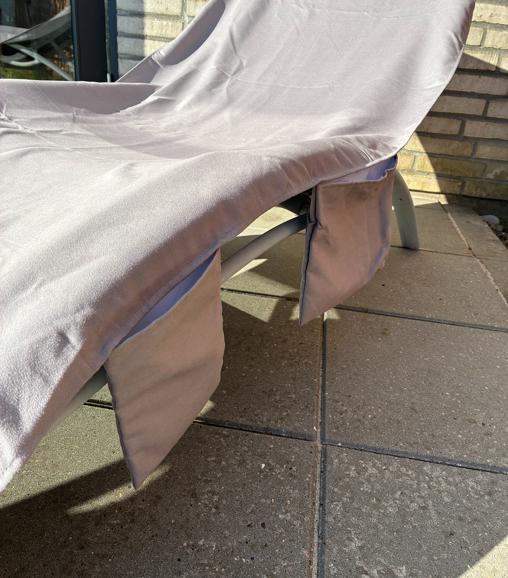 Cover til solseng - Grå