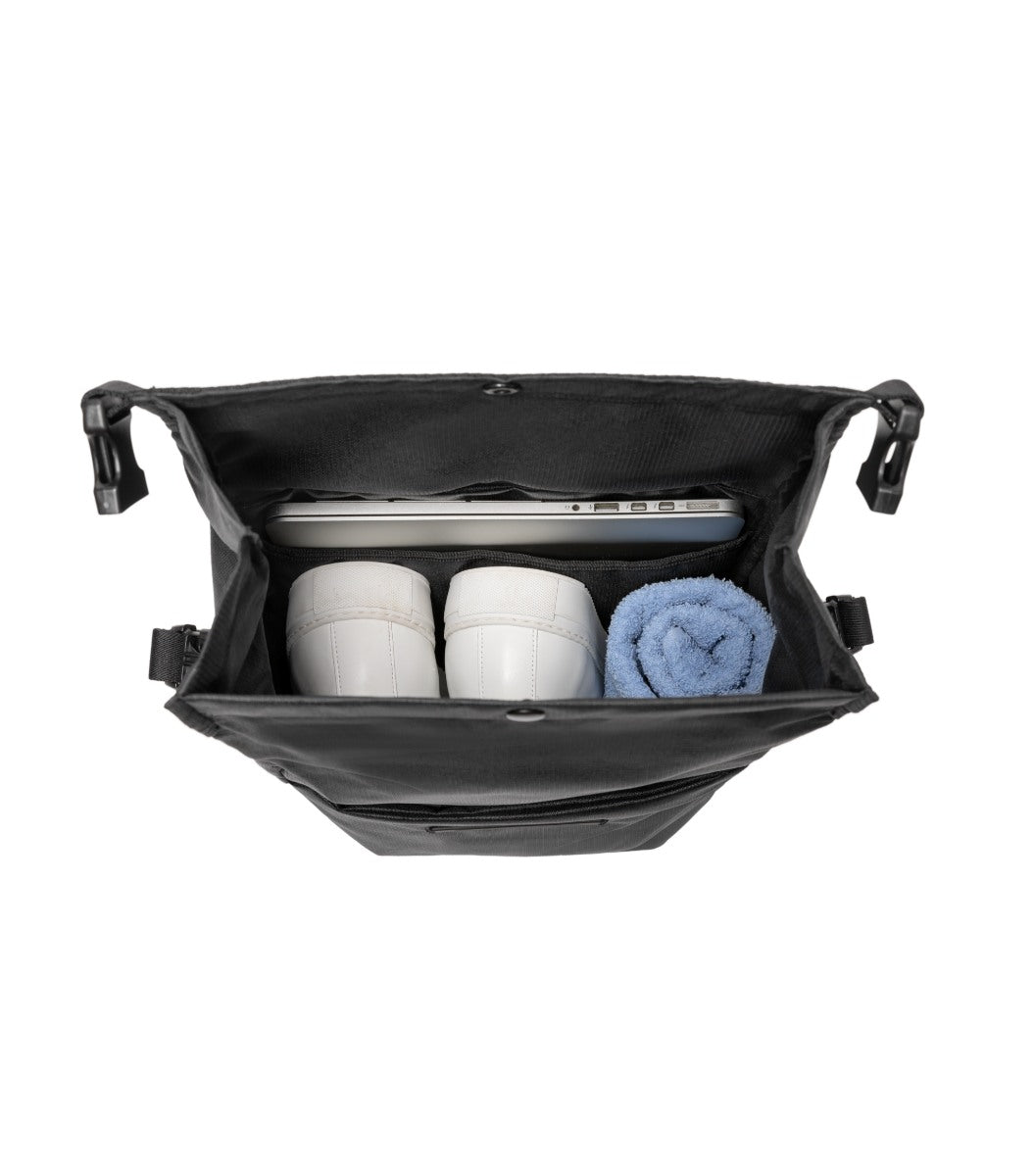 Shibuya Rolltop All Black Rygsæk