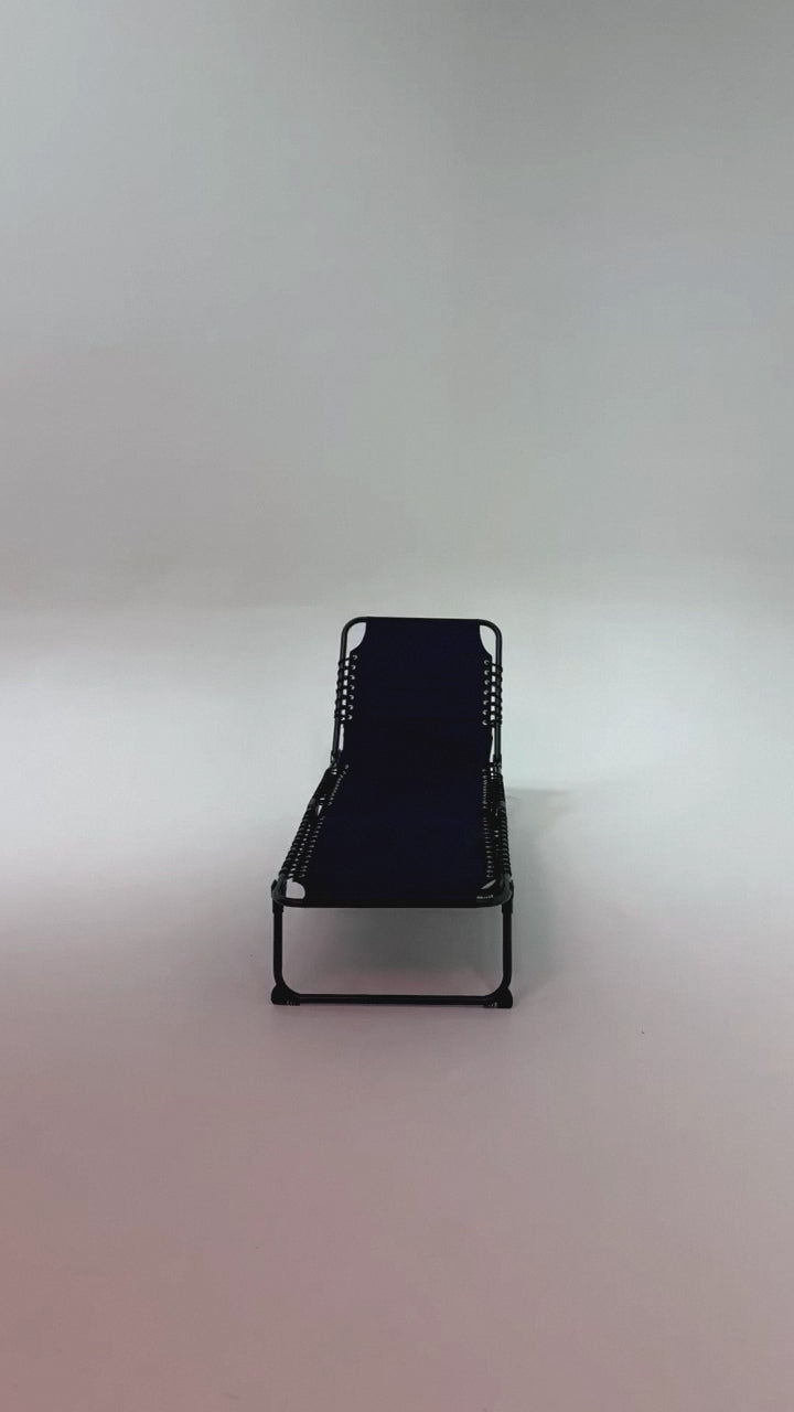 Indlæs video: Cover til solseng - Stribet Peach