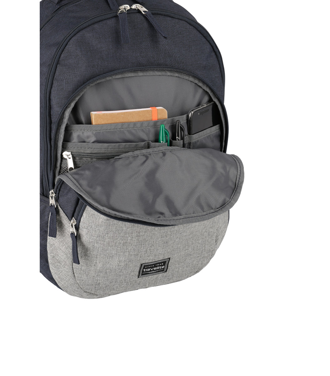 Travelite Basics Melange Blå Rygsæk